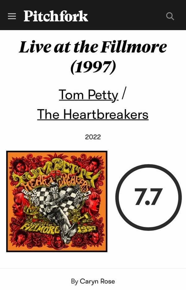Digging into Tom Petty & the Heartbreakers at the Fillmore, 1997