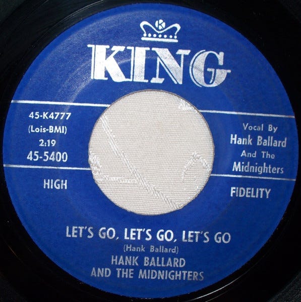 Three Minute Record: Hank Ballard & the Midnighters: "Let's Go, Let's Go, Let's Go"