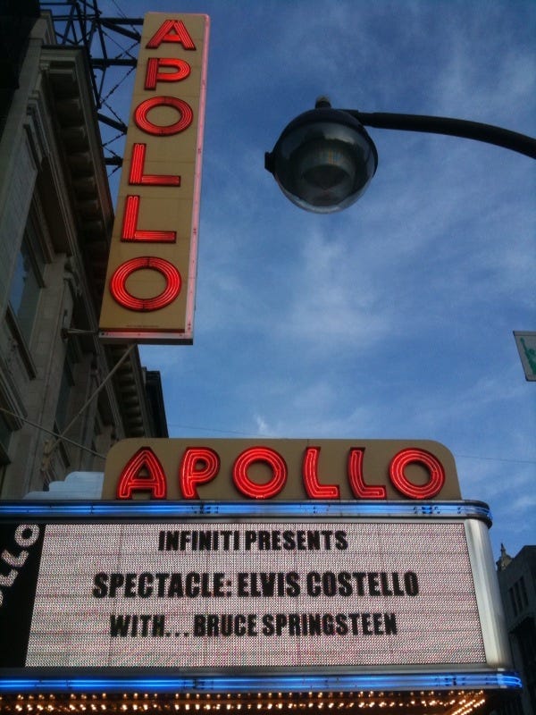 remnants: Elvis Costello presents Spectacle - Special Guest: Bruce Springsteen - Apollo Theater, September 25 , 2009